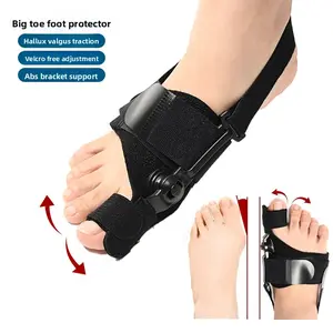 Bigfoot thumb correction orthosis fixation and straightening of big foot bone orthosis sleeve with adjustable toe splitter day and night gear weather cold marine