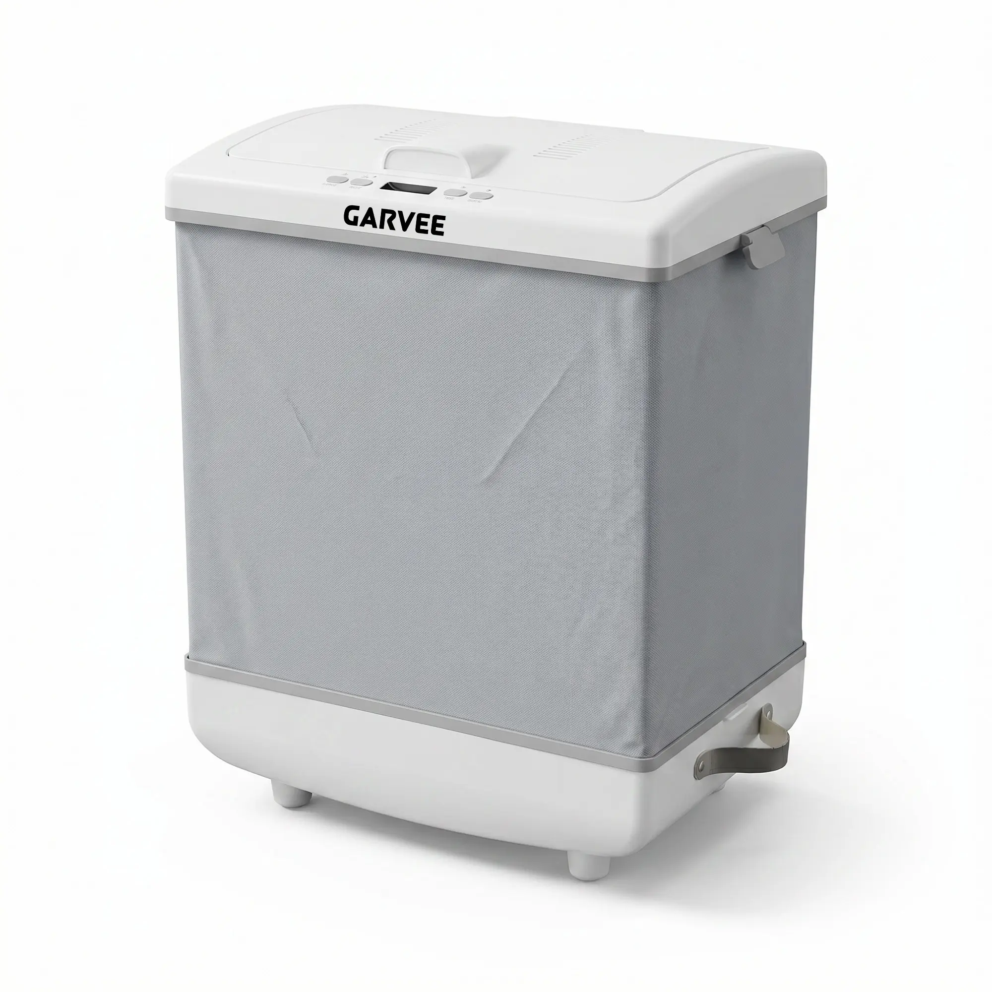 Garvee Fast-Warm Collapsible Towel Warmer Bucket - 35L Large Electric Towel Heater & Dryer, 900W PTC, 4 Modes, LED Display, Timer, Auto Shut-Off - Portable for Bathroom, Spa, RV