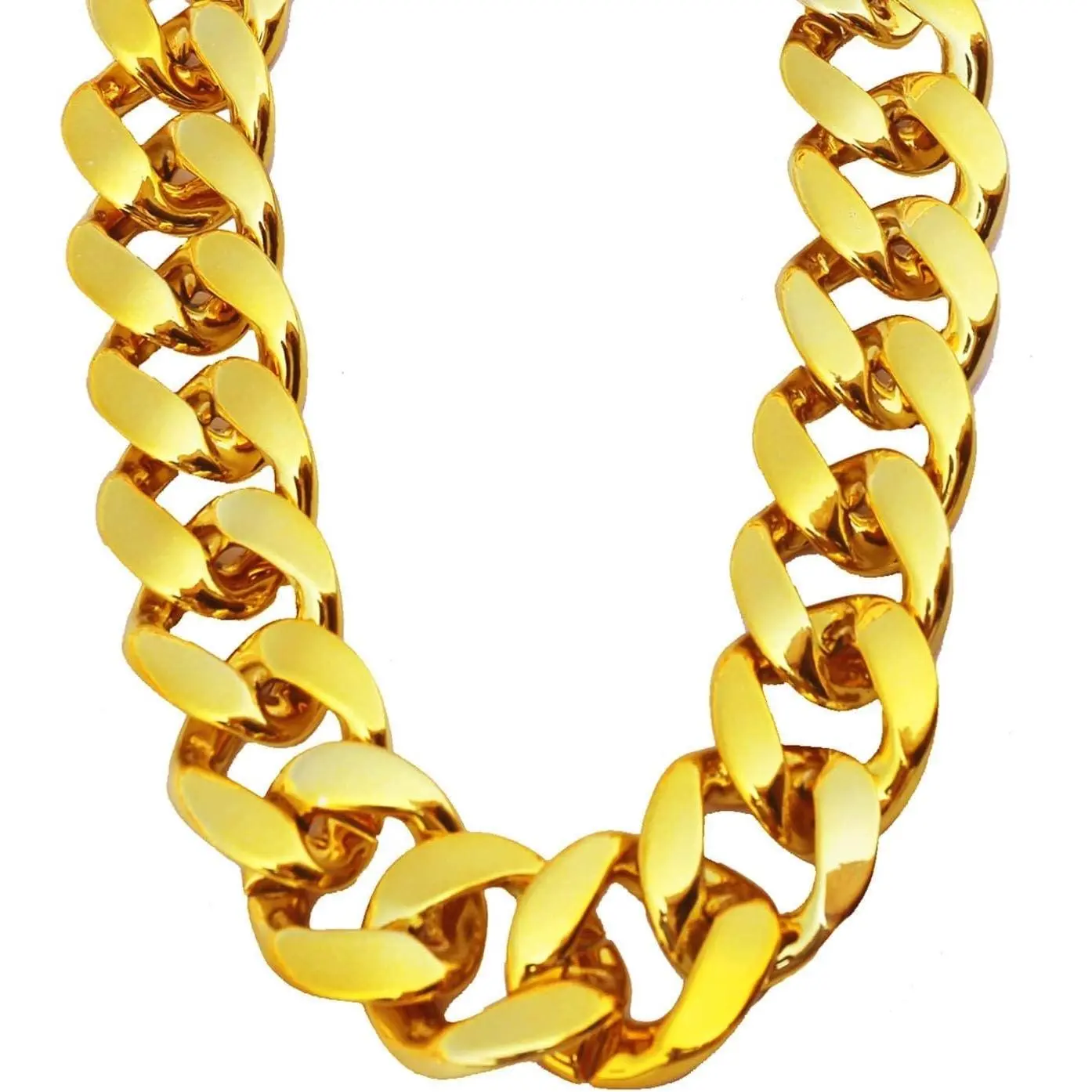 Men's Big  Chain Necklace  Plastic Chunky Chain Costume Accessories | Thick  Chain for  Hop Rapper  80s 90s Punk Style Halloween Party
