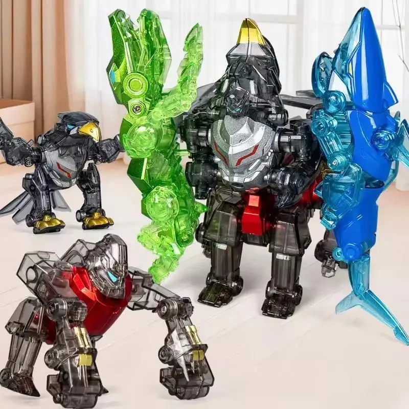 2026 hot item 2in1 Mantis/Scorpion Transformation Robot Toys Multi-joint Simulation Animal Deformation Robot Educational Toy for Children Gift Popular toys