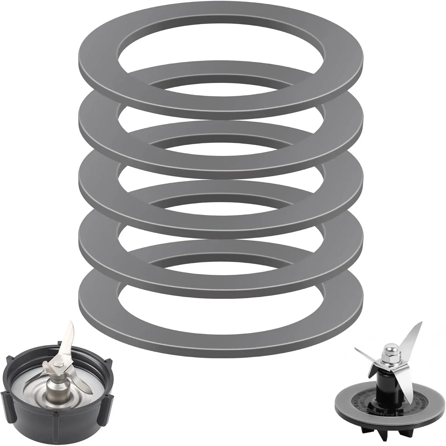 5Pcs Rubber Sealing O-Ring Gaskets Compatible with Oster and Osterizer Blender, Blender Gasket Replacement Parts Accessories
