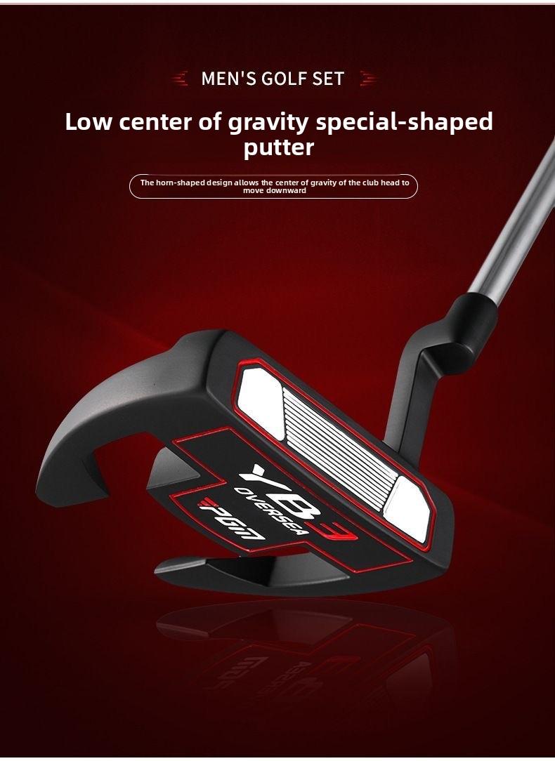 Golf Putter with Alignment Line - Right-Handed - Stainless Steel Shaft