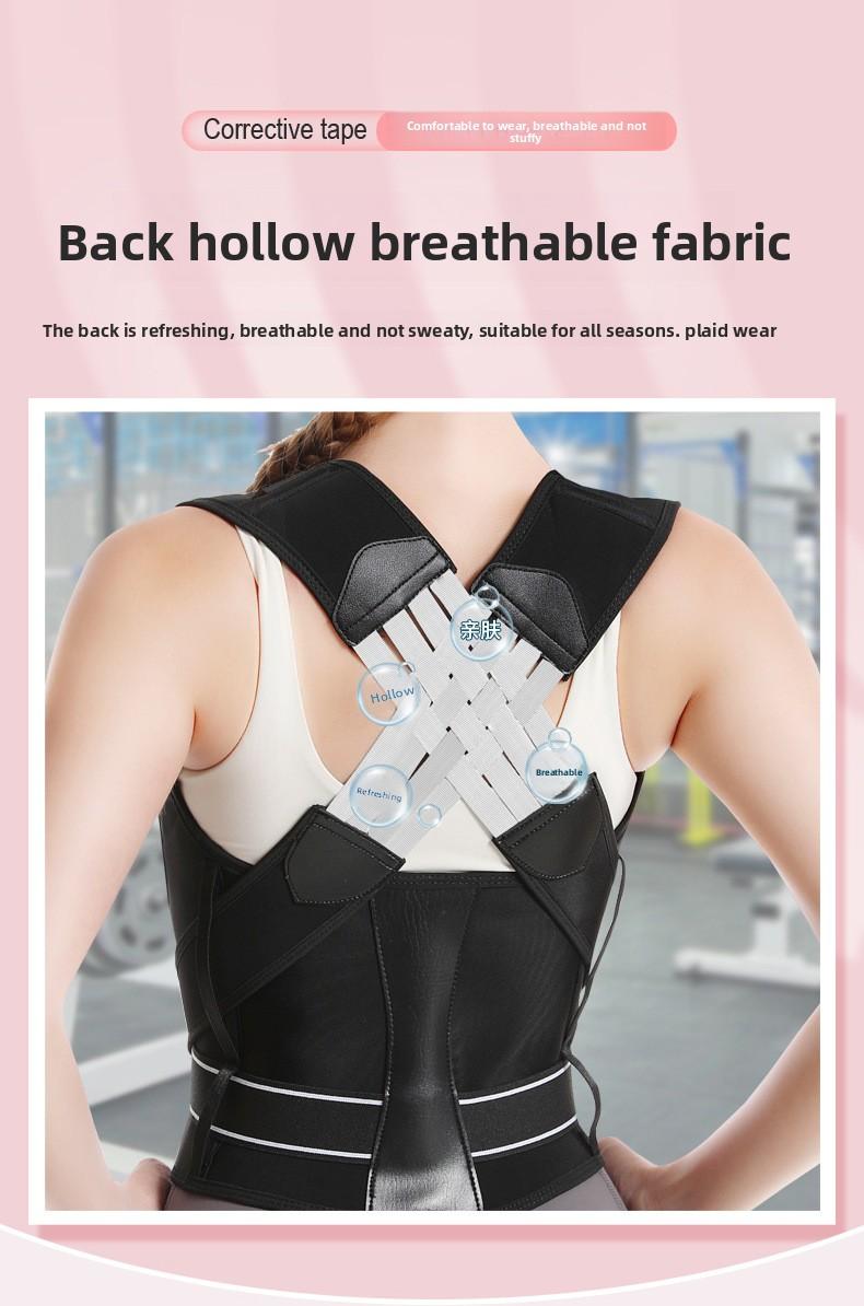TikTok-style back correction belt for hunchback correction, posture corrector for adults, men and women, for beautiful back and open shoulders