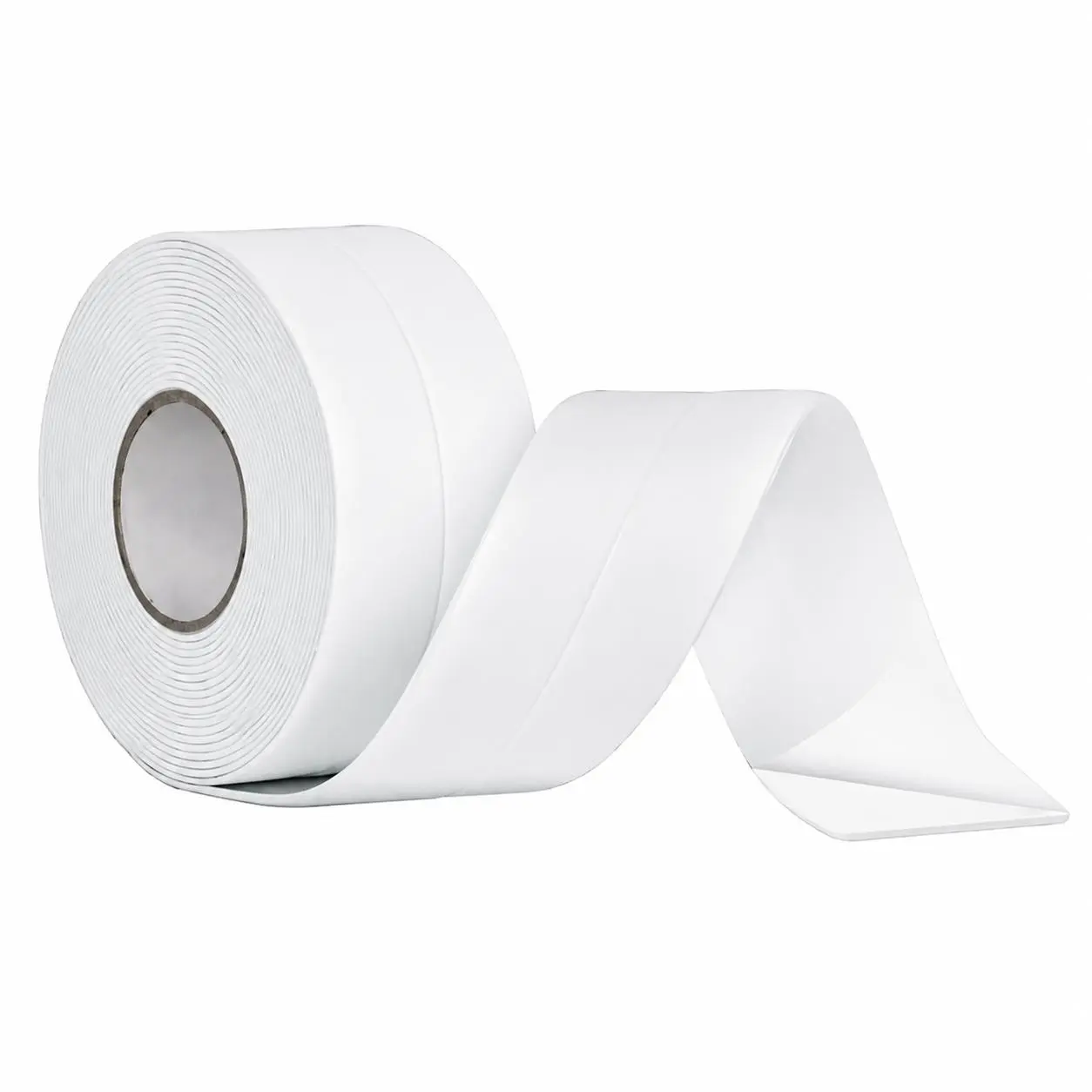 Premium White Waterproof Self-Adhesive Caulk Tape – 3.2-Meter Flexible Sealant Strip with Ultra-Strong Bonding Adhesive, Ideal for Seamless Edge Sealing Around Bathtubs, Shower Corners, Kitchen Sinks, and Bathroom Trim – Durable, Mold-Resistant, and Visua