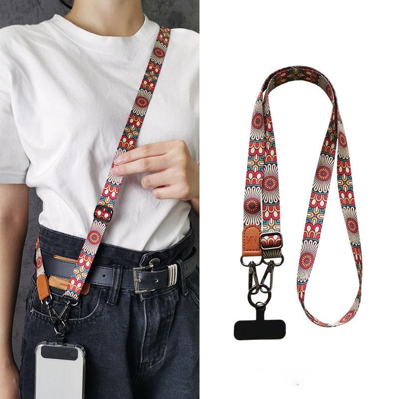 Adjustable Phone Lanyard, Multipurpose Crossbody & Neck Hanging  Dual-purpose Phone Strap, Phone Strap Holder, Phone Charm for Women & Men, Mobile Phone Accessories