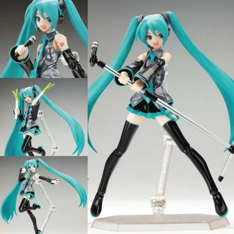2026 New Anime Girl Figure Figma 014 Virtual Singer Miku Joint Movable Model Statue Toys Doll