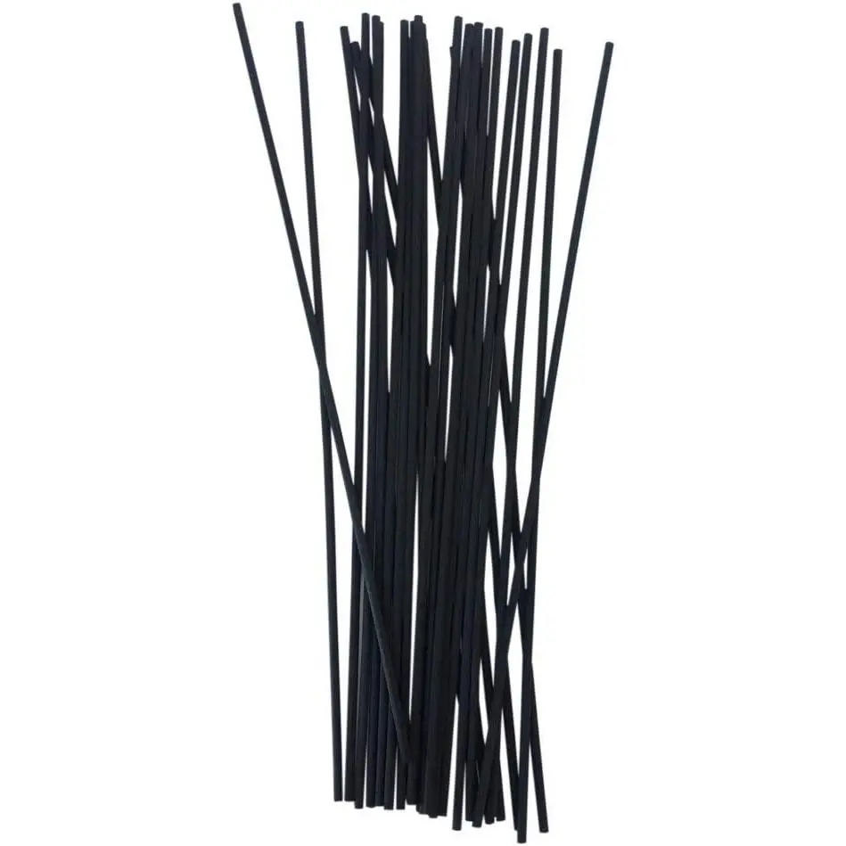 12 inch (30cm) Black Fiber Stick   Reed Diffuser Sticks Set of 100