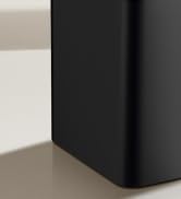 Glass Qtip Holder Dispenser - 10 oz Clear Canister Apothecary Jar, Bathroom Vanity Storage Organizer Set for Cotton Swabs, Pads, Floss Picks, Small Contain