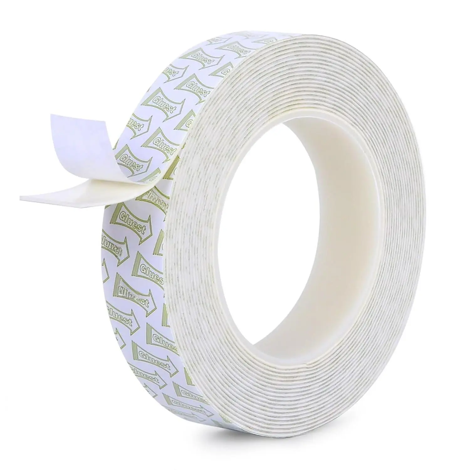 Removable Double Sided Tape for Walls,1IN x 20FT Heavy Duty Mounting Tape, No  Wall Tape  Free Adhesive Strips Picture  Strips Poster Strips Decor  Office School Dorm
