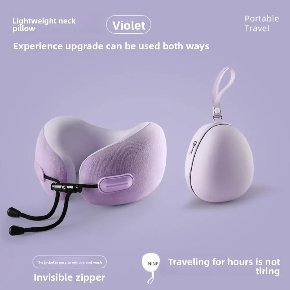 Foldable Storage U-Shaped Neck Pillow Soft Memory Foam Cervical Protection Pillow for Travel Office Nap Foldable Storage U-Shaped Neck Pillow Soft Memory Foam Cervical Protection Pillow for Travel Office Nap