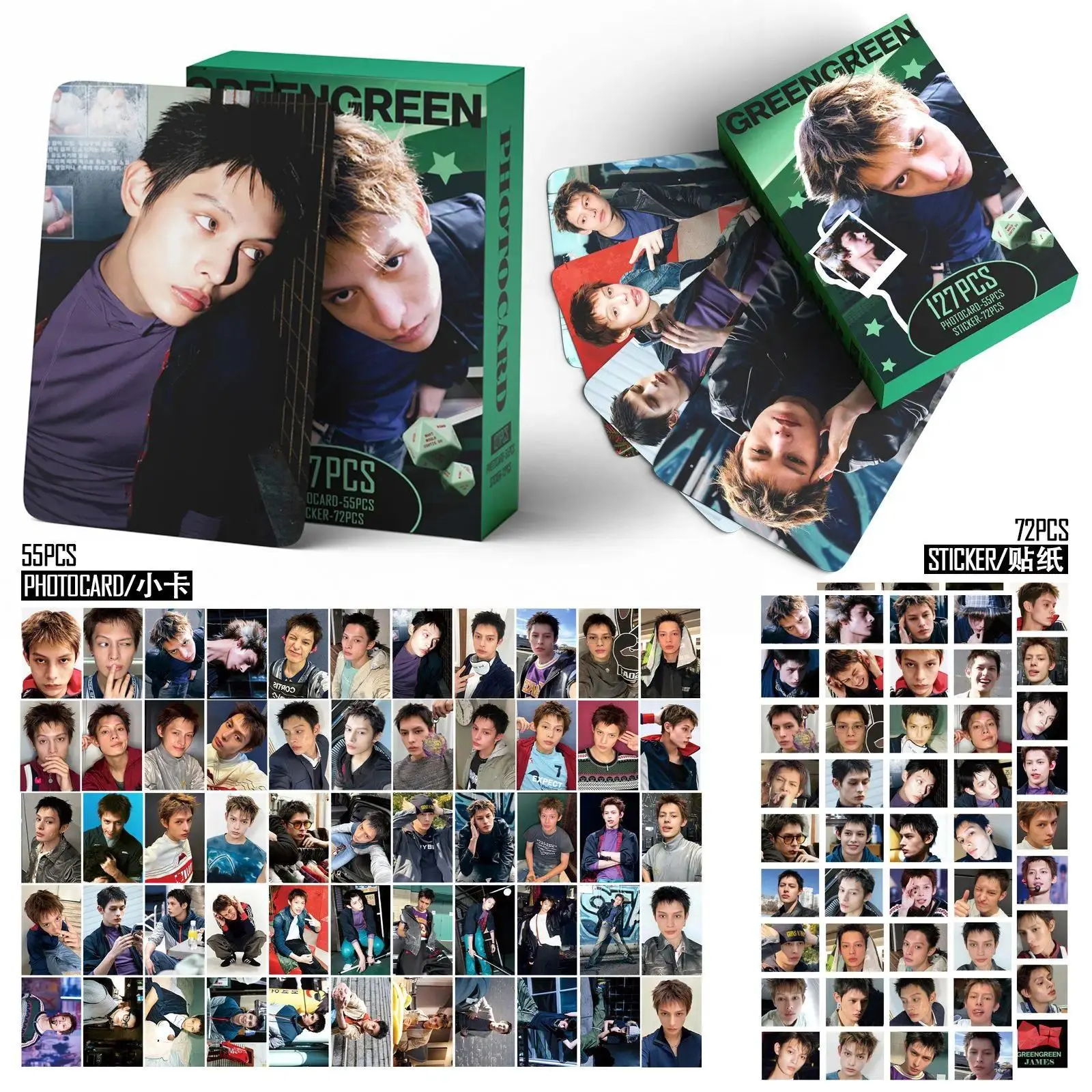 127pcs CORTIS GREENGREEN REDRED Photocards Stickers MARTIN JUHOON Kpop Merch Lomo Cards Set