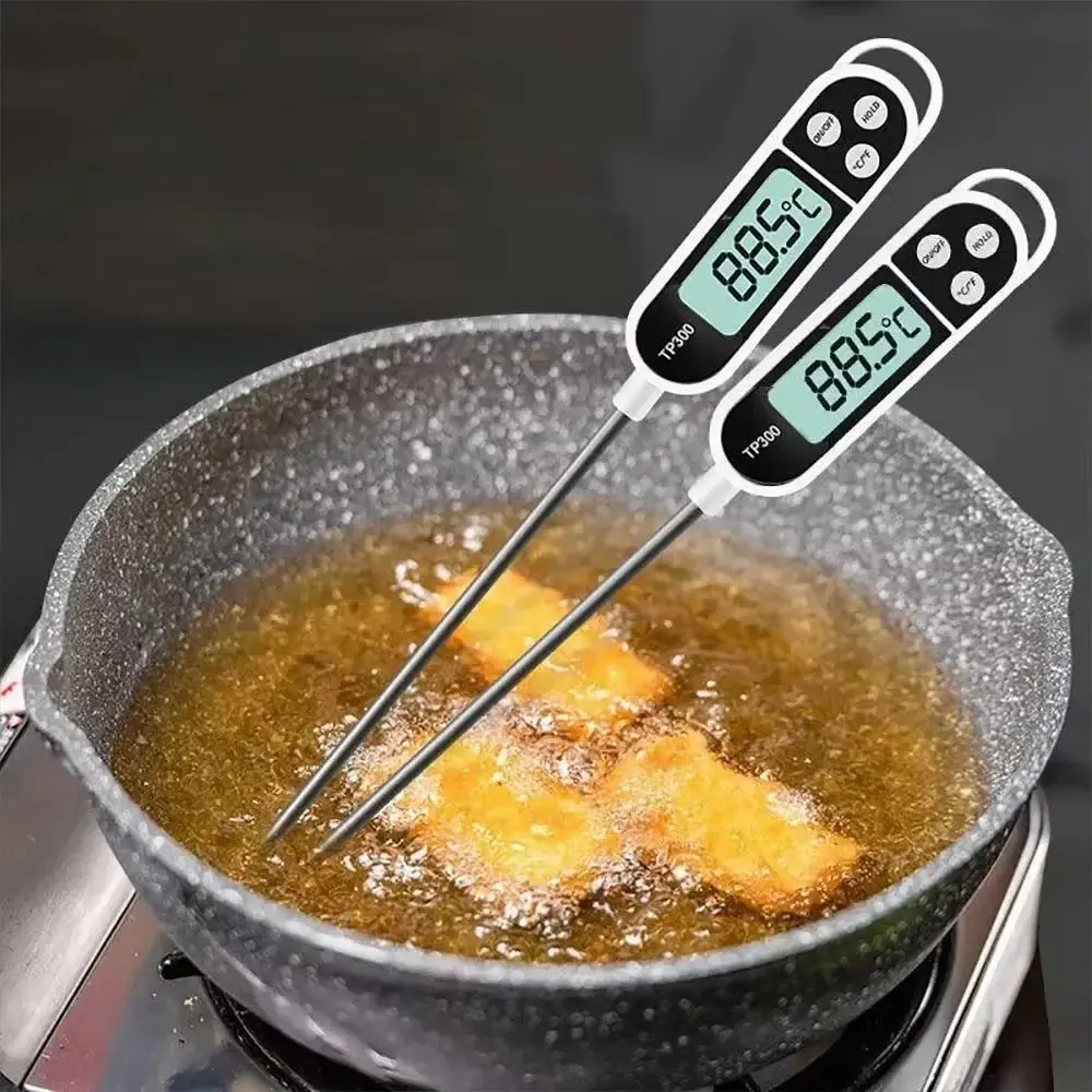 Probe Type Food Thermometer Kitchen Digital Thermometer For Meat Milk Cooking Food BBQ TP300 Electronic Temperature Gauge Tool Kitchenware