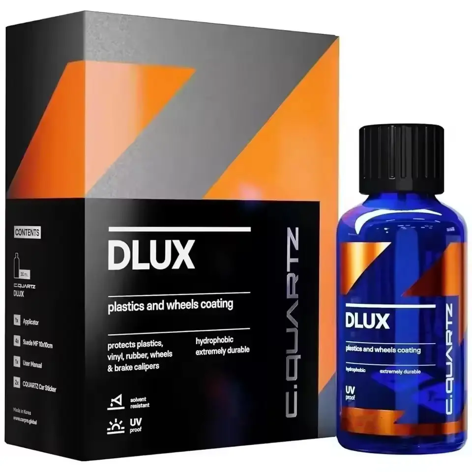 CAR CQUARTZ DLUX Wheel Trim Coat 30mL Ceramic Coating UV Protection for Wheels Exterior Plastics Rubber Metals