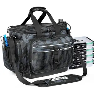 Fishing Tackle Box, Waterproof 3600 and 3700 Tackle Trays, Plastic Tackle Box Organizer with Removable Dividers Storage Lure Box for Lures 1 and 4 Pack (Fishing Tackle Bags)