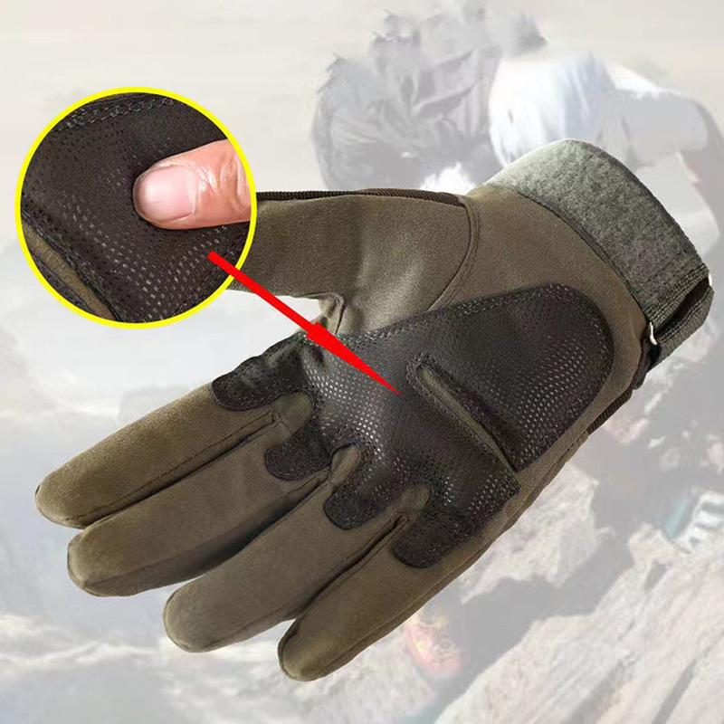 YYT1  Heavy-Duty Outdoor Tactical Rider Gloves - Non-, Shock-Absorbing, Breathable Multi Purpose Glove Motorbike Riding, Mountaineering Training, Motorbike Gloves