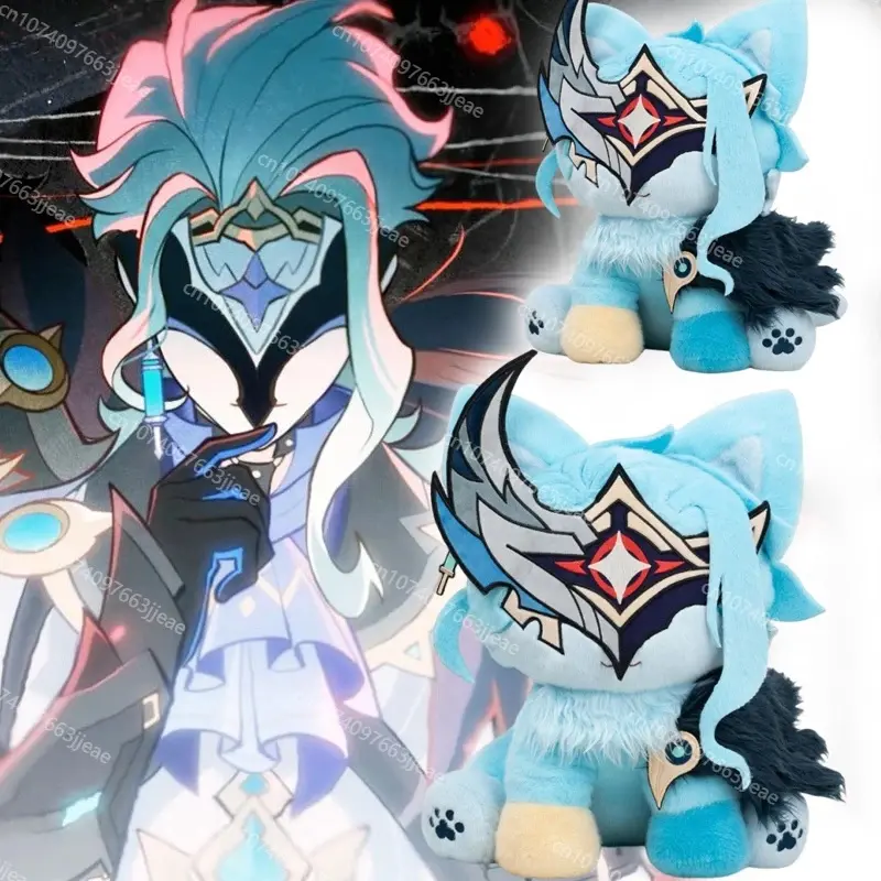 2026 New Anime Genshin Impact Il Dottore Plush The Doctor Cat Plush Doll Cute Call Of Duty Konig ‌   Plush Kawaii Plushies
