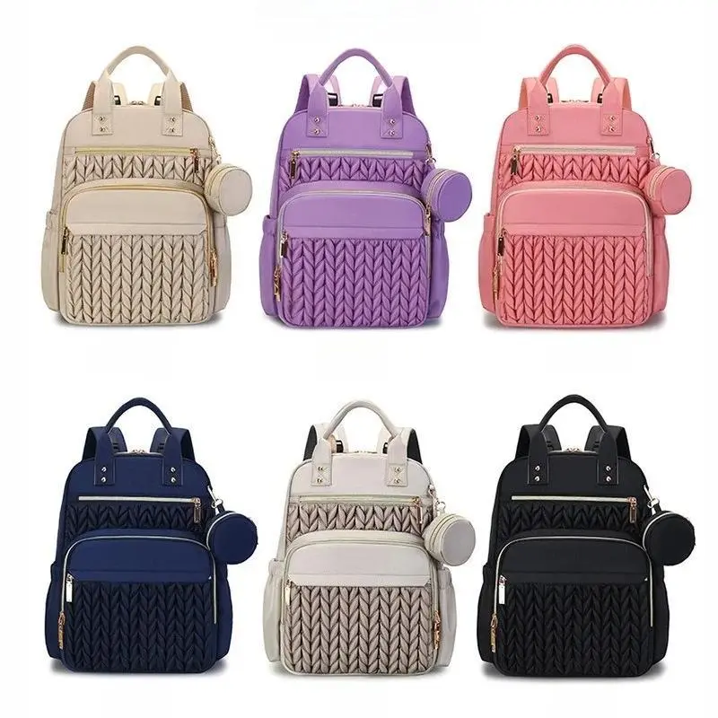 Mummy New Bag Diaper Bag Baby Care Large Capacity Mom Backpack Mummy Maternity Wet Bags Waterproof Baby Pregnant Nappy Backpack