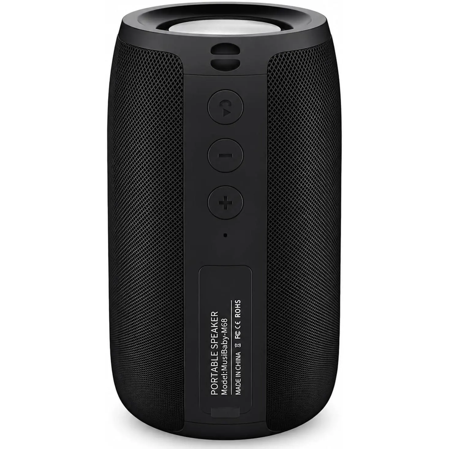 Bluetooth Speaker, Speaker,Outdoor, Portable,Waterproof,Wireless Speakers,Dual Pairing, Bluetooth 5.0,Loud Stereo,Booming Bass,1500 Mins Playtime for Home&Party (Black, M68)