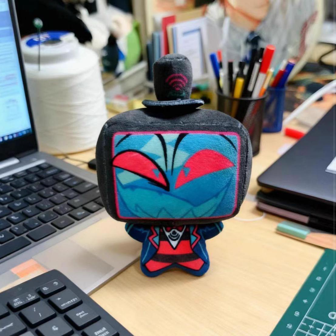 New Anime Hazbins Hotels Plush Doll Cartoon Movie Peripheral Niffty Plushie Soft Stuffed Doll Toy Gift For Kids