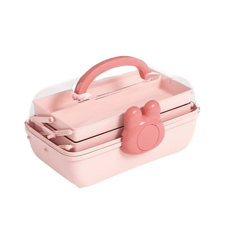 Jewelry Box, Hair Accessories Organizer, Desktop Storage Box, Cosmetics and Decorative Items Holder, Gacha Collectible Case, Beauty Organizer Box