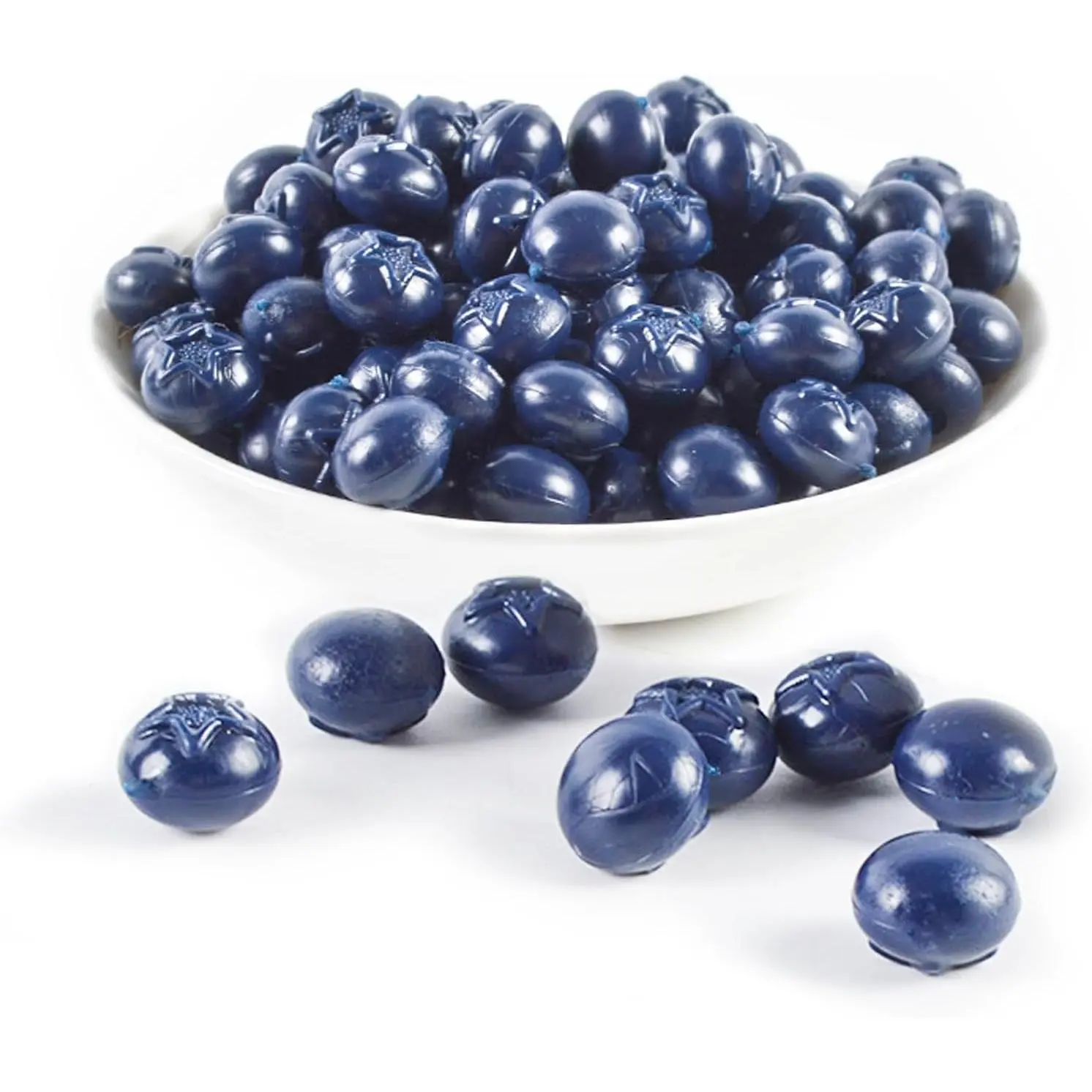 50 count Artificial  Fruit Blueberry Decor - Faux Blueberry Artificial Lifelike  Plastic Blueberry for  House Kitchen Party Decoration - Artificial Fruits Blueberry