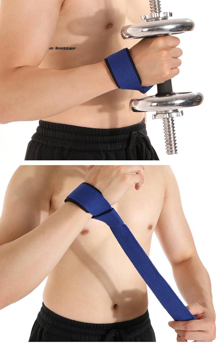 Deadlift assist strap, non-slip cowhide thickened wrist guard, grip strap, wrap-around gym home equipment