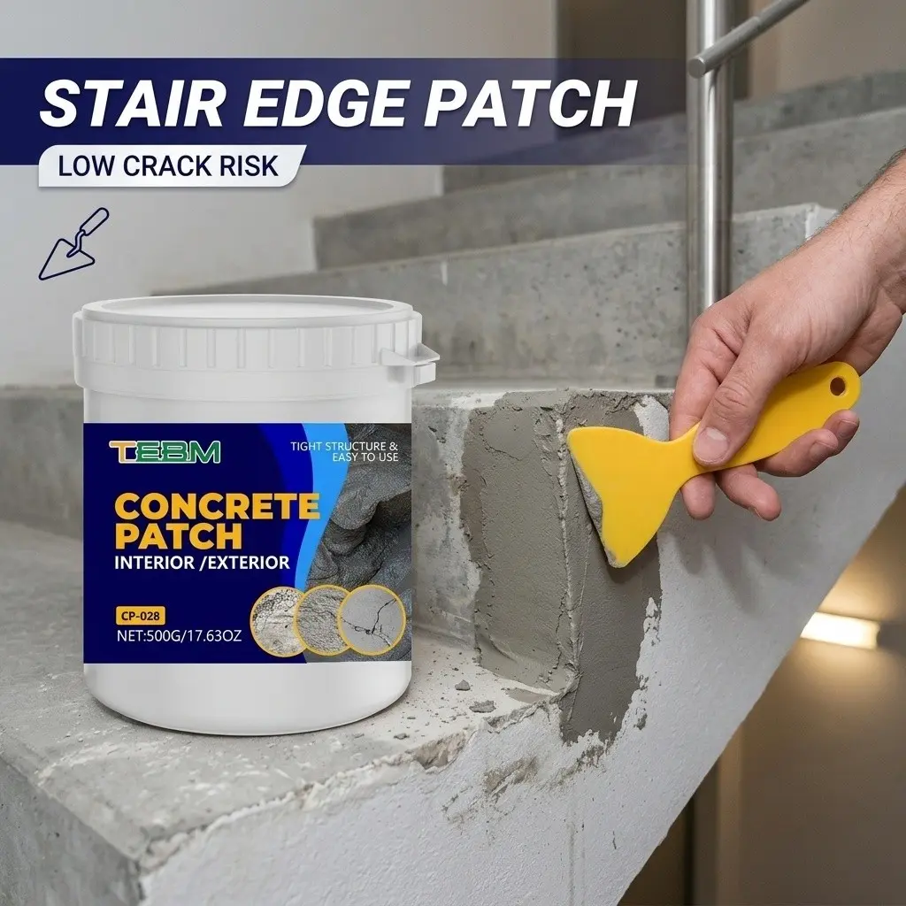 Concrete Repair Kit, Fast-Drying Crack Prevention, Frost-Resistant Sunproof, Ideal for Wall Holes, Courtyard, Roof, Kitchen, Floor Repairs, Concrete Crack Filler