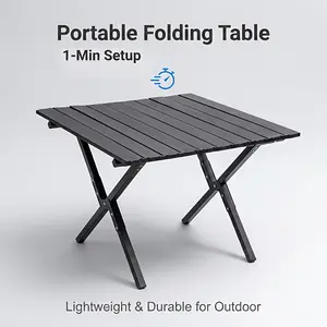 Portable Folding Camping Table - Lightweight And Foldable Outdoor Table, Comes with a Carrying Bag, Sturdy Legs, Suitable for Picnics, Barbecues, Beaches, Hiking, Tailgating - Compact And Durable Design, Suitable for Various Occasions