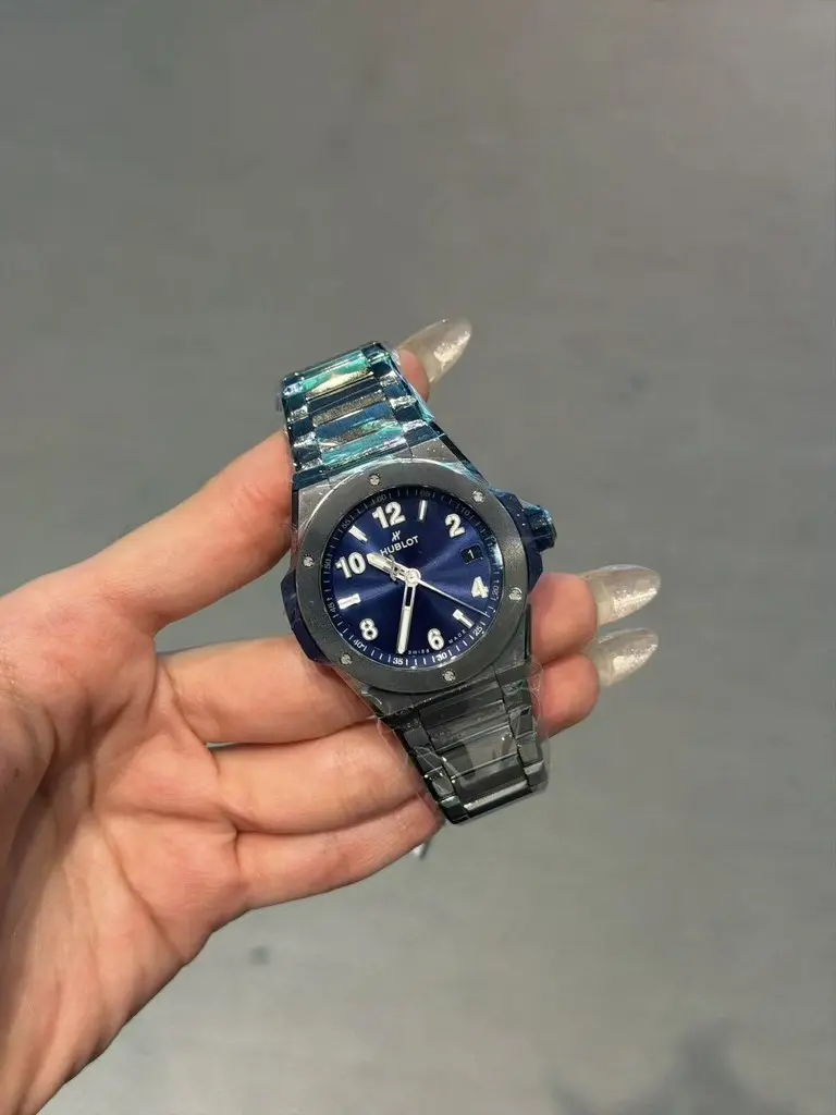 Hublot Big Bang Series 457.NX.7170.NX HUB1115 Automatic Chain Attachment Module, Satin & Polished Titanium Metal, 38