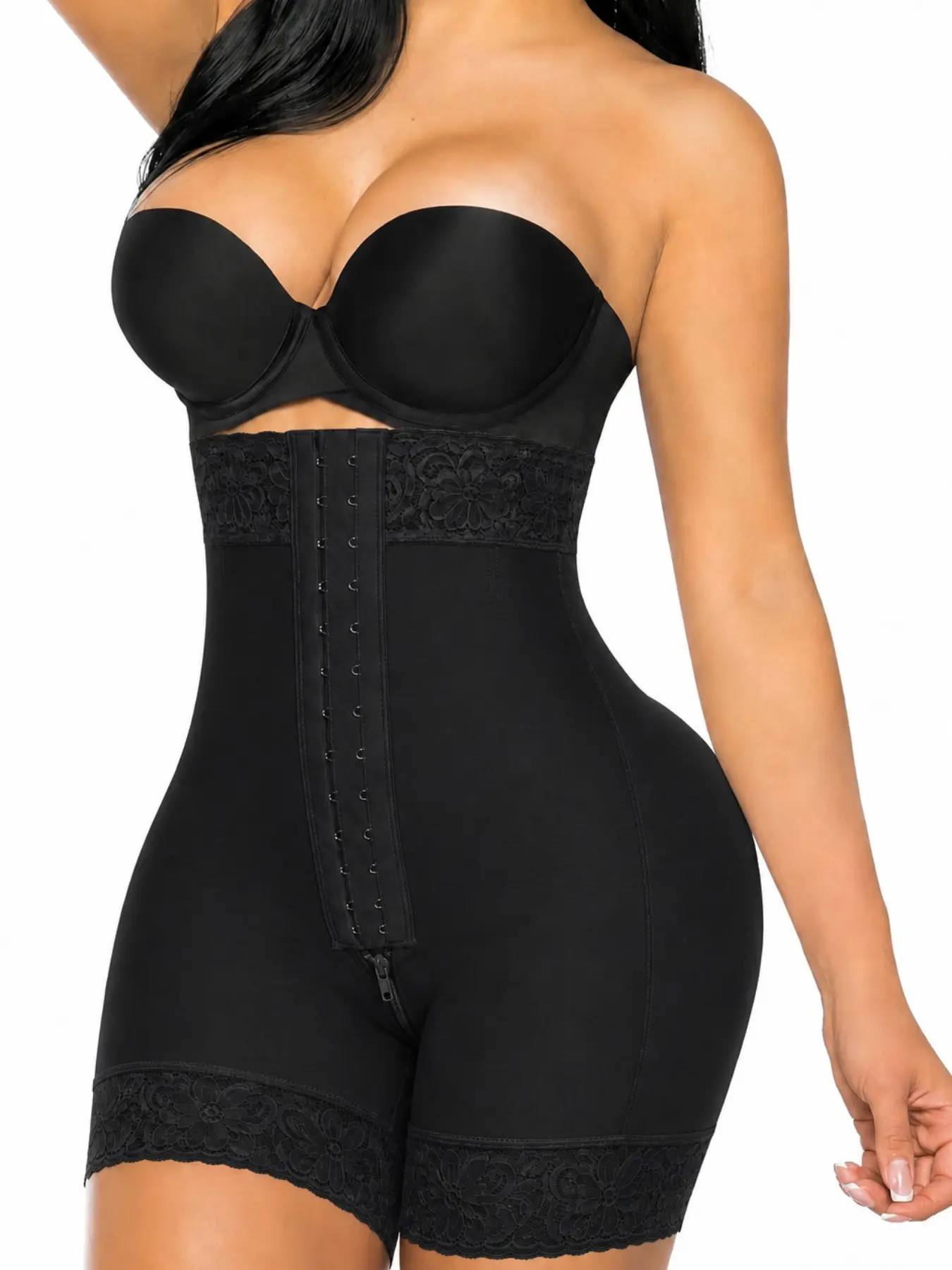 1 Count High Waist Compression Shapewear Shorts, Fajas, Fajas Colombianas Shapewear, Women Tummy Control Butt Lift Panty, Waist Trainer Girdle, Triple-Breasted Women's Colombian Shapewear Bottoms, Sports