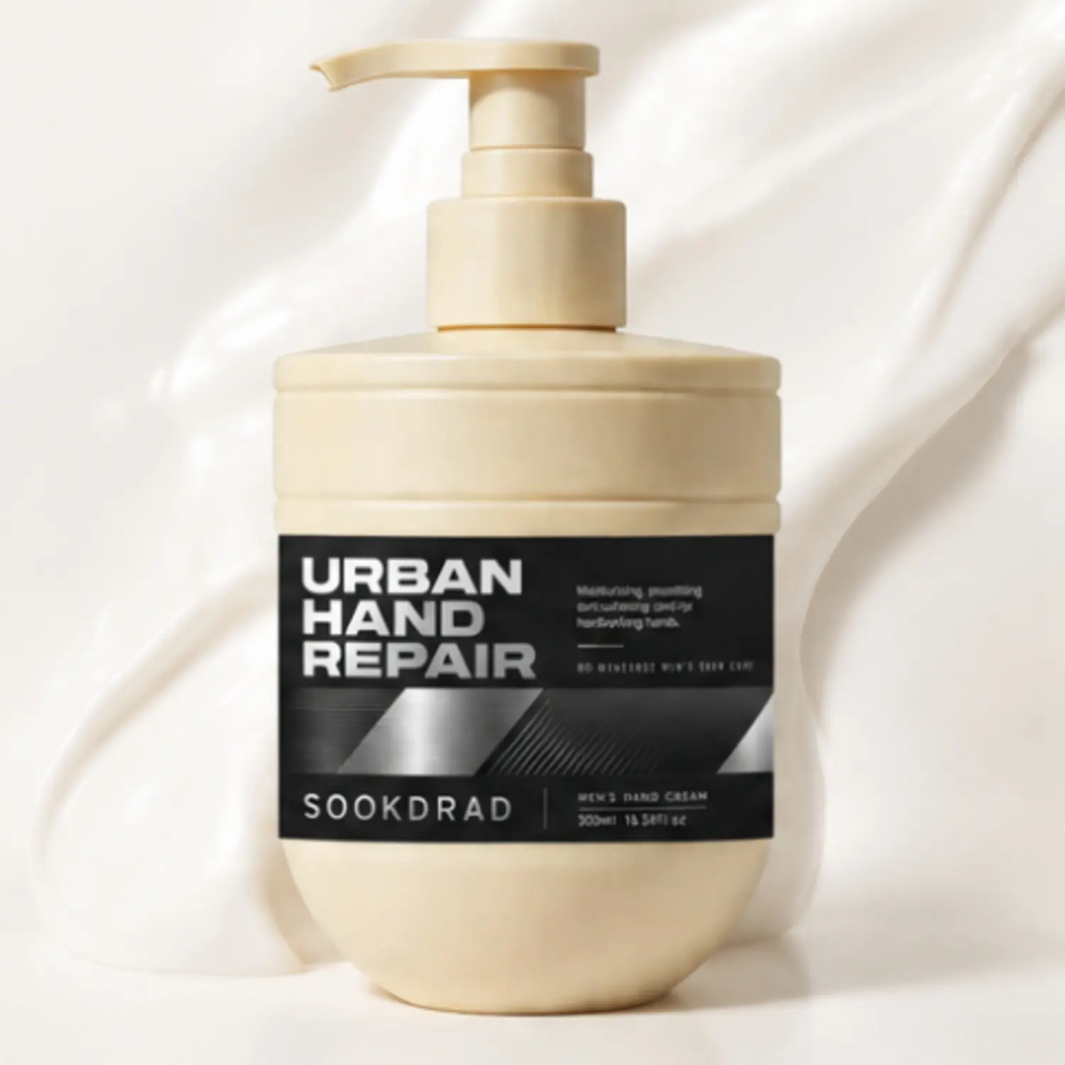 Urban Hand Repair hand cream, moisturizing, smoothing, softening, for hardworking hands, for men, 10.58fl oz, men's hand cream, 300ml