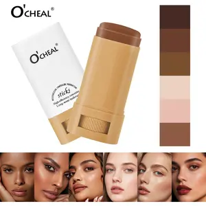 Solid Color Moisturizing Essence Stick, Flawless Even Skin Tone, Natural Bare Makeup Effect, Long-Lasting Hydration, Lightweight Formula, Multiple Shades Available