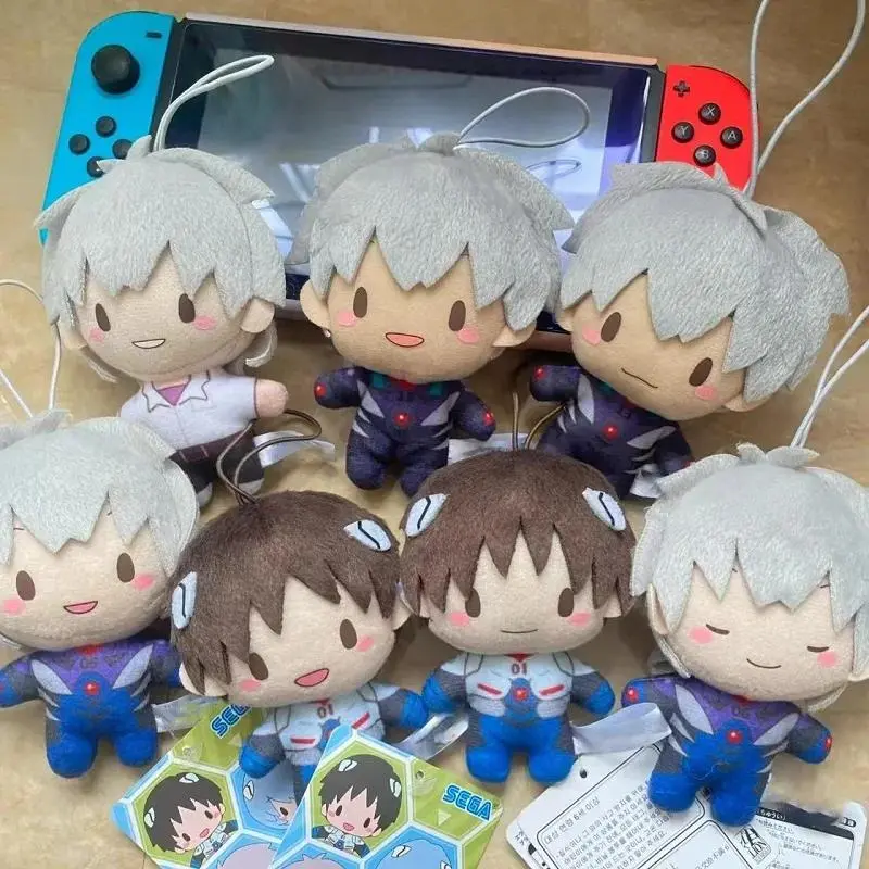 2026 Hot In-Stock Neon Genesis Evangelion Shinji Ikari Plush Doll, EVA Cartoon Stuffed Toy, Dopamine Backpack Anime Accessory for Anime Fans (Classic & Novelty Toy)
