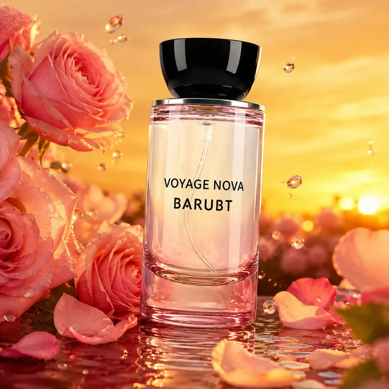 Litchi Bergamot Ginger Rose Peony Cocoa Floral Eau de Parfum | Light Elegant Romantic Date Night Perfume for Women | Long-Lasting Soft Fragrance
