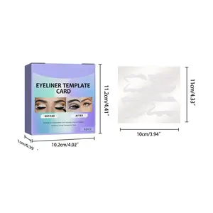 Multi-Function Eye Makeup Stencil - Silicone & PU Eyeliner Eyebrow Template, Flawless Daily Tool for Beginners, Durable Wipe-Clean Cat Eye Wing Liner & Eyeshadow Helper,luxury