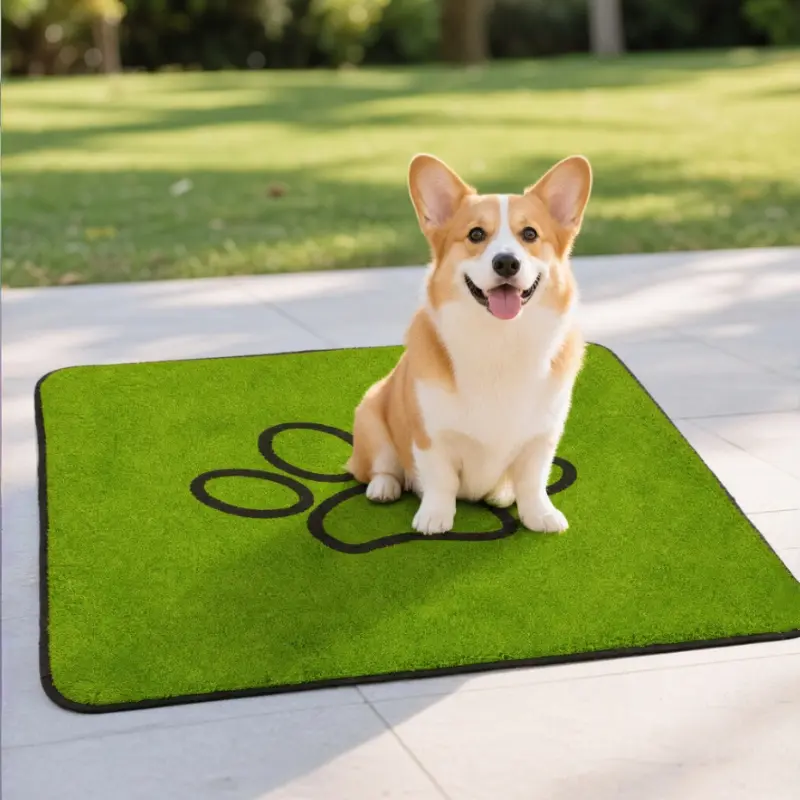 Reusable dog pee pads, professional pet grass mats, easy-to-clean non-slip training toilet