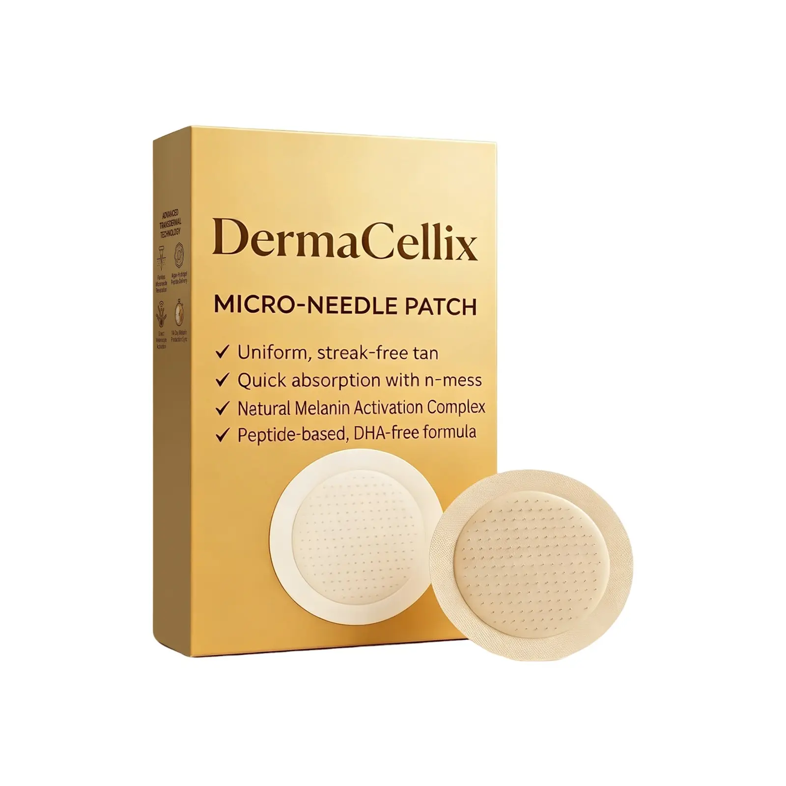7pcs Skin Darkening Patches, Gentle Care for Healthy Tan, Outdoor Sun Protection, Abs Material, Single Item Pack