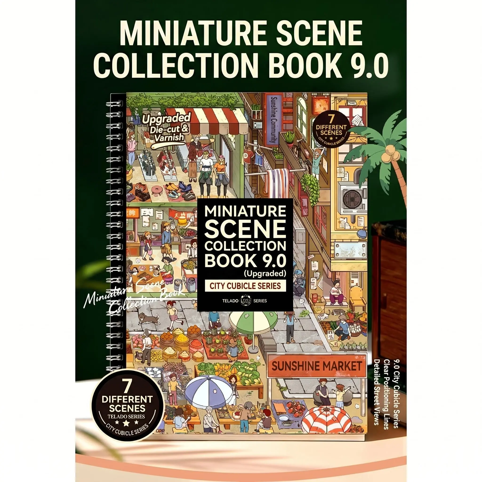 3D Miniature Scene Stickers, Transparent Pet Decorative Stickers, DIY Scrapbook Supplies, Stress Relief Craft Materials, for All Ages#scenebuildingstickers #miniaturescene #landscapestickers #dioramastickers #journalstickers #kawaiistickers #crafttok