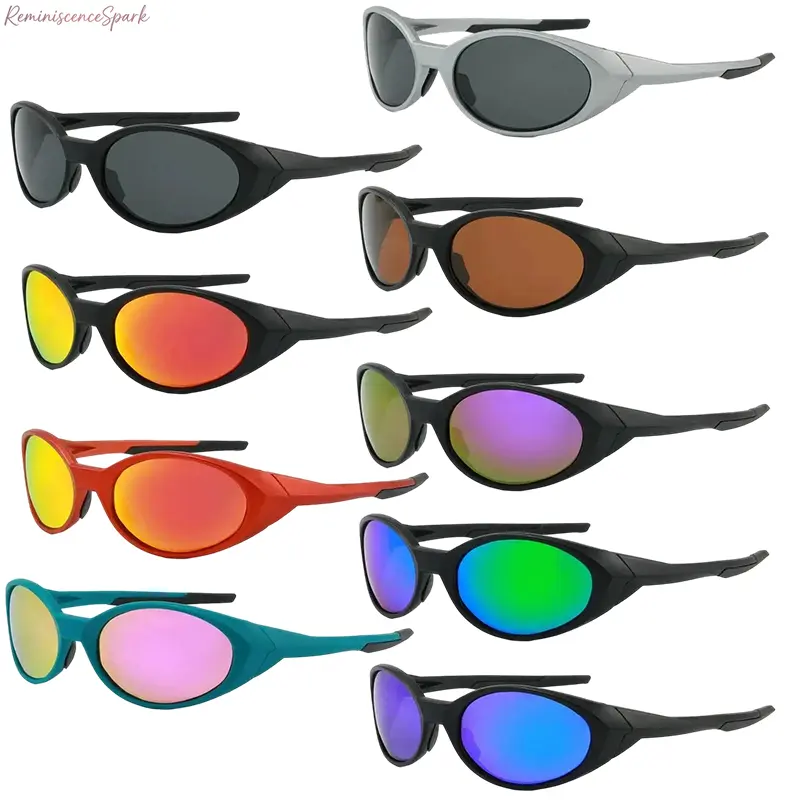9 Pack Unisex Polarized Oversized Sports Sunglasses with full UV400 sun shielding and windproof lens design. Lightweight comfy eyewear delivers clear vision, well suited for cycling, hiking, climbing, fishing, driving and all outdoor athletic activities