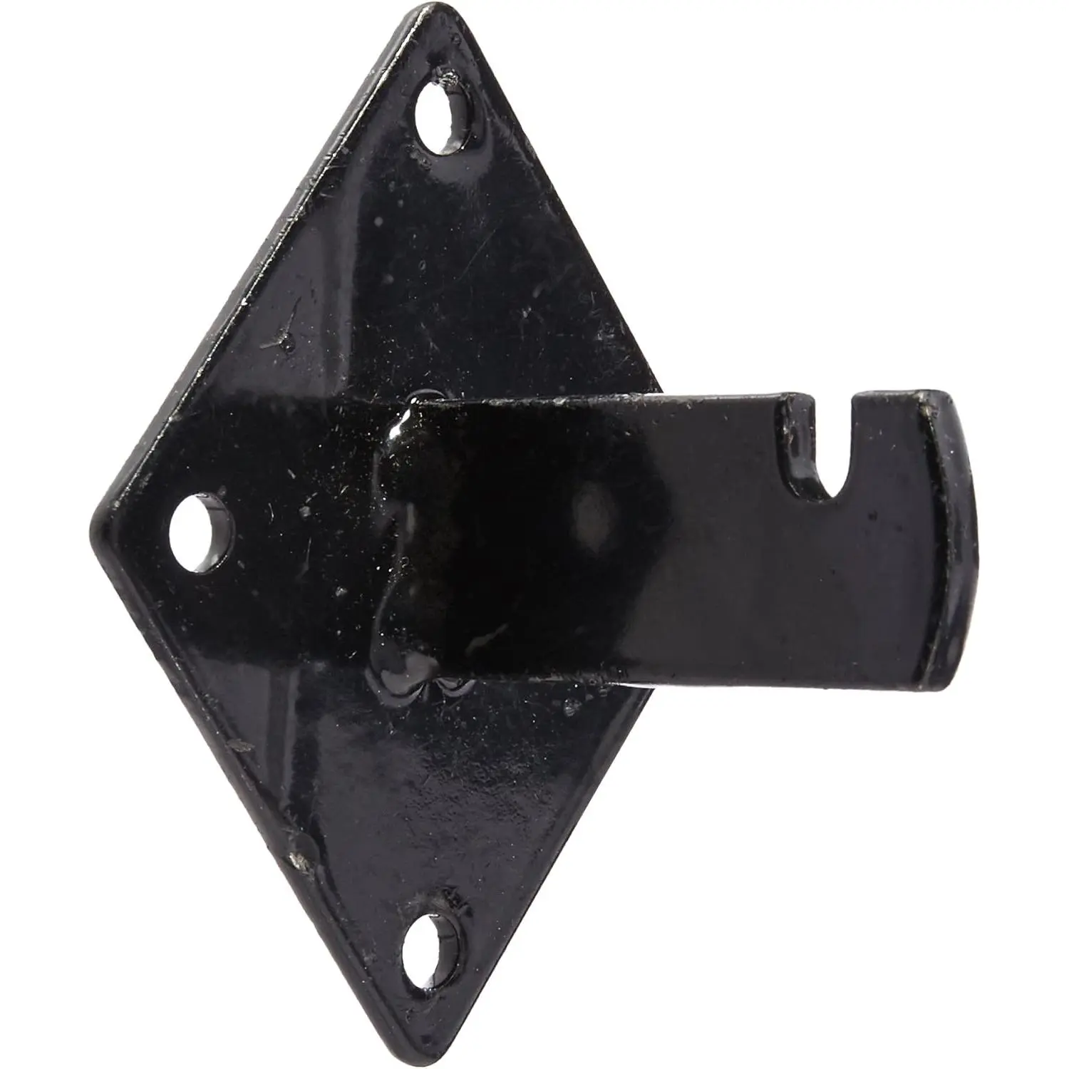 Gridwall Mount Brackets for Grid or Slatgrid Panels Box of 12 Pcs Black Color