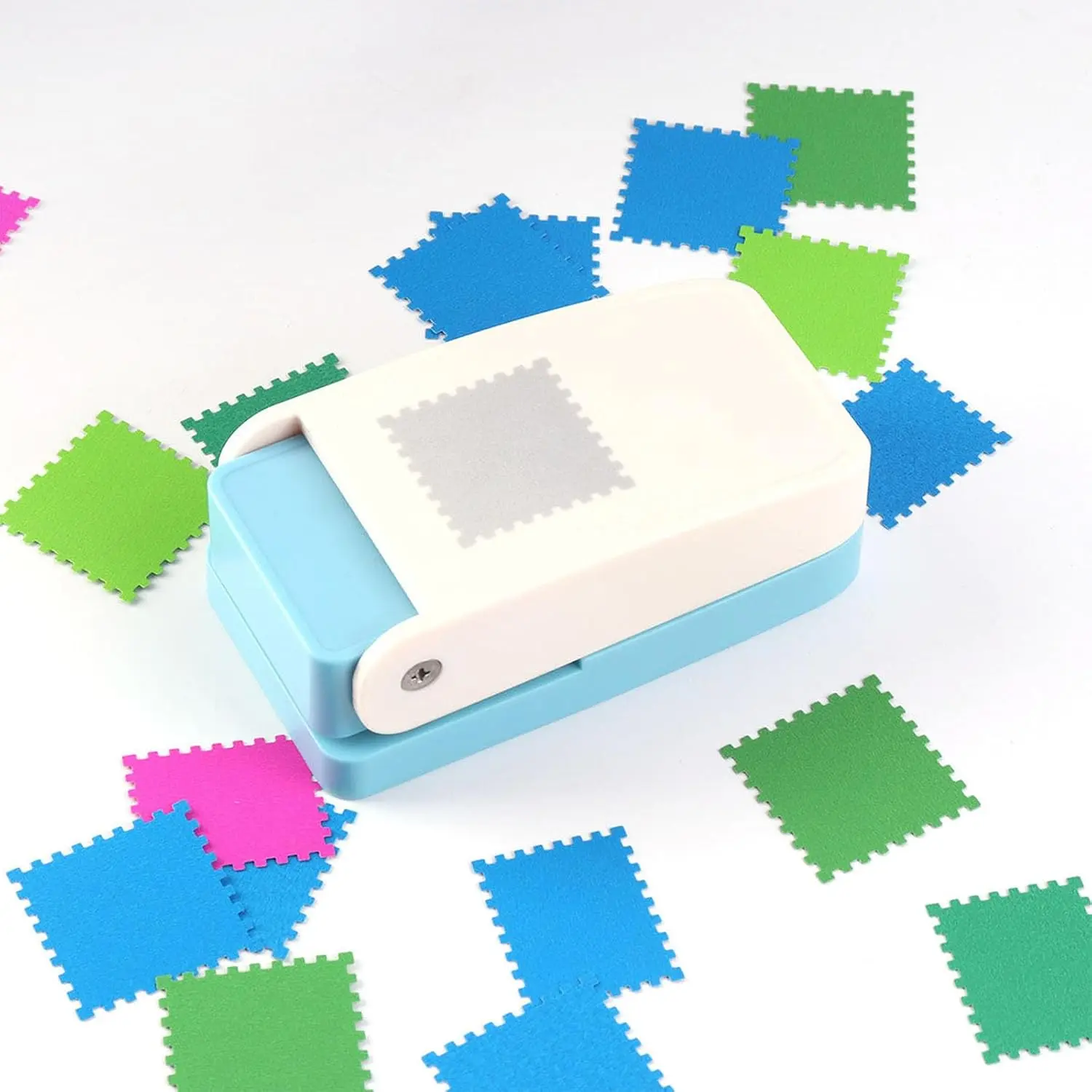 1.5x1.25 inch  Puncher Lever Type Paper Punching Machine,  for Making Scrapbook DIY Card Making Crafts (Cannot Cut Fabric)