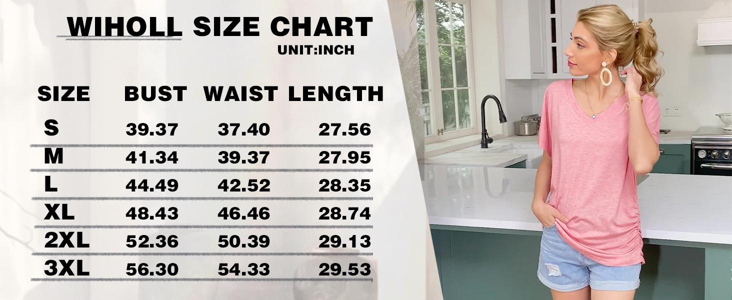 Women's short-sleeve V-neck batwing sleeve top, side pleated, loose fit shirt, new spring collection