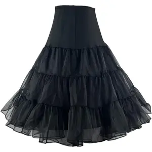 Women's 50s Vintage Petticoat 26" Crinoline Rockabilly Tutu Skirt Slip S-L…Gift.