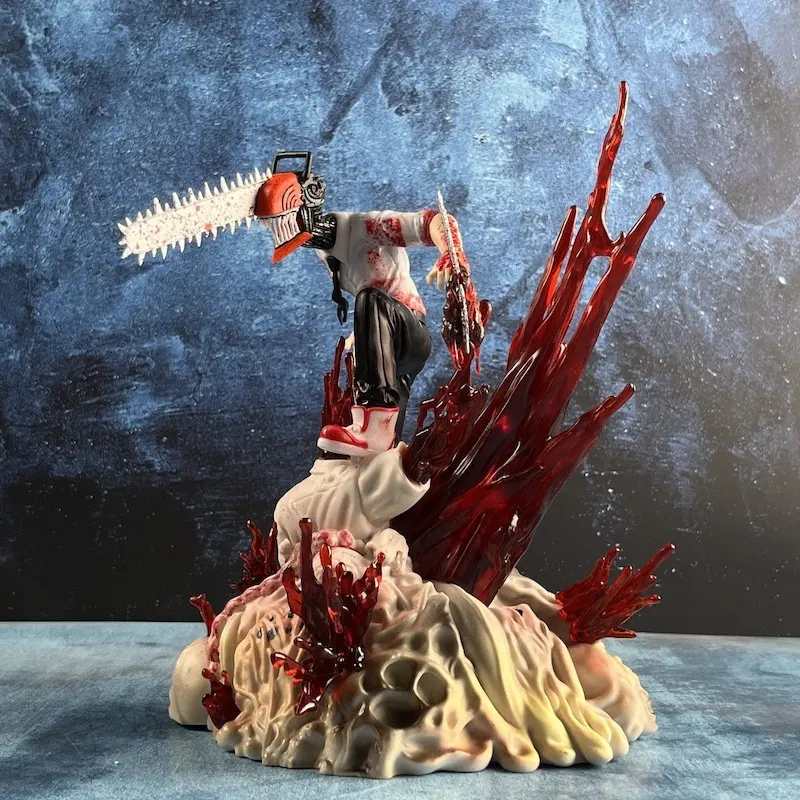 12.2 Inch Venom Anime Figure, Symbiote Muscle Full Body Statue, Rock Platform Base, Super Villain Collectible, Desktop Decor Gift