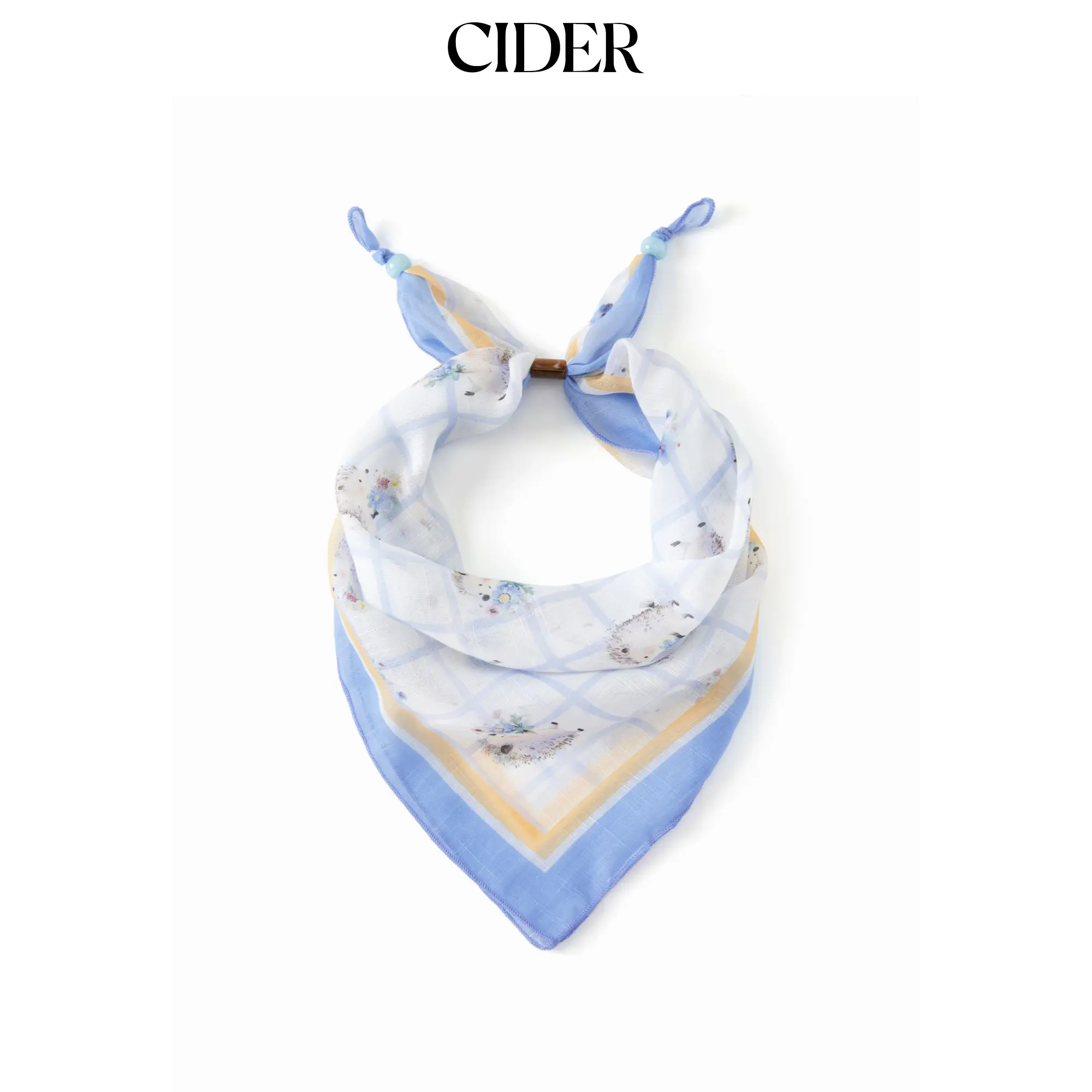 Cider HEDGEHOG & FLORAL SCARF