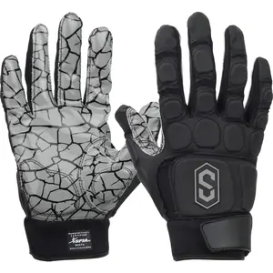 Max Clash Lineman Adult/Youth Padded Football Gloves, Lineman Football Gloves, Men's and Boys Offensive/Defensive Line