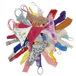 Women Random Thong Blind Bundle Assorted Sexy G-String Tangas Variety Multi-Colored Surprise Underwear Pack