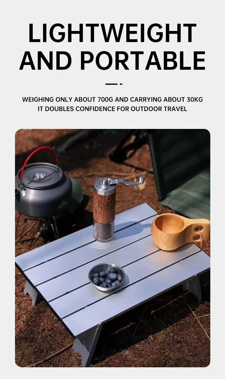 Tailor-Made Portable Table: Lightweight Aluminum Alloy Camping Beach Table with Custom Service & Storage Bag