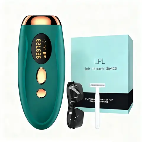 Professional IPL Laser Facial Hair Removal Machine, 999999 Flashes Painless Hair Remover for Women's Body, Face, Legs & Bikini Area, Ipl Depilator