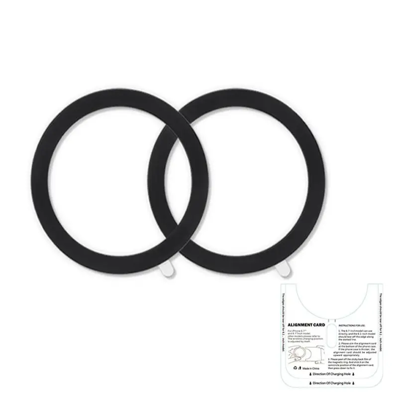 Magnetic Ring for Magsafe, Ultra-thin Metal Magnetic Ring Sticker, Durable Cellphone Phone Accessories Compatible with iPhone 16/15/14/13/12 Series, Samsung Galaxy Series, Android, Wireless